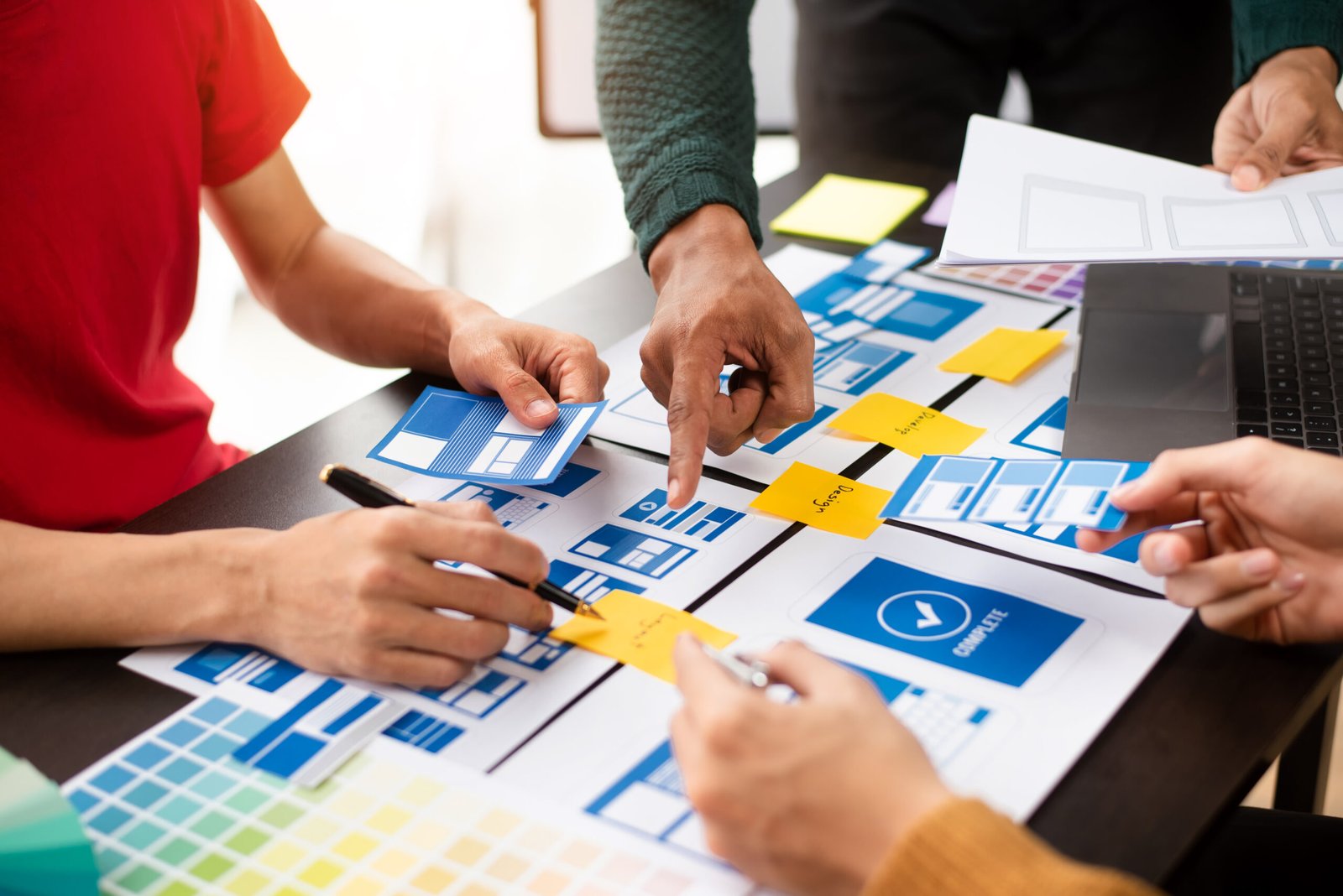 Website and landing page development